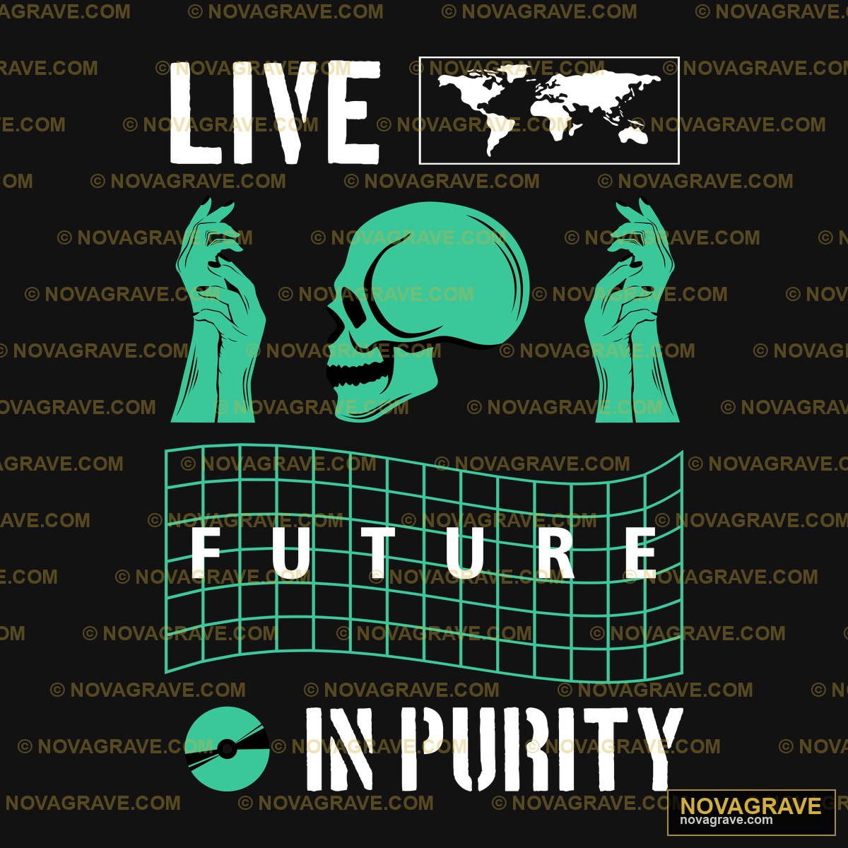 A Skull And A Hand Holding A Mouse Streetwear Urban - DTF Transfer Design