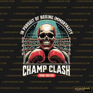A Skull Boxing Championship Logo Streetwear Urban - DTF Ontwerp