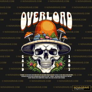 A Skull Wearing A Hat With Fruit On It Streetwear Urban - Design DTF