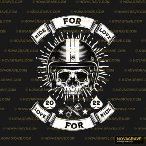 A Skull Wearing A Helmet And Holding A Knife Streetwear Urban - DTF Ontwerp