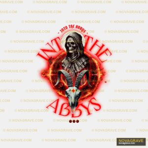 A Skull With A Hood And A Hood On It Streetwear Urban - DTF Transfer Design