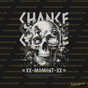 A Skull With A Skull Face And A Skull On It Streetwear Urban - DTF Ontwerp