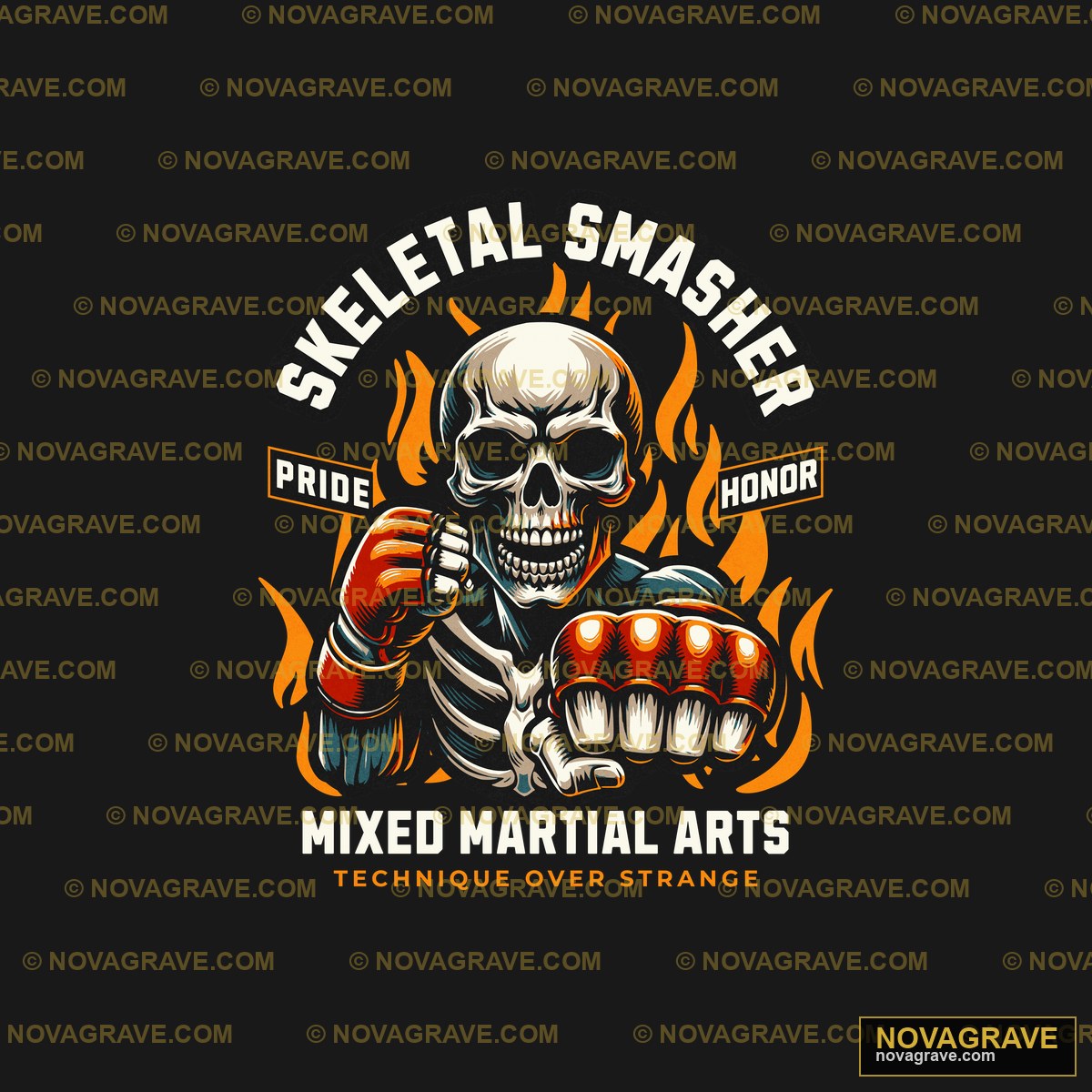 A Skull With Boxing Gloves And A Glove On His Streetwear Urban 2 - Design DTF