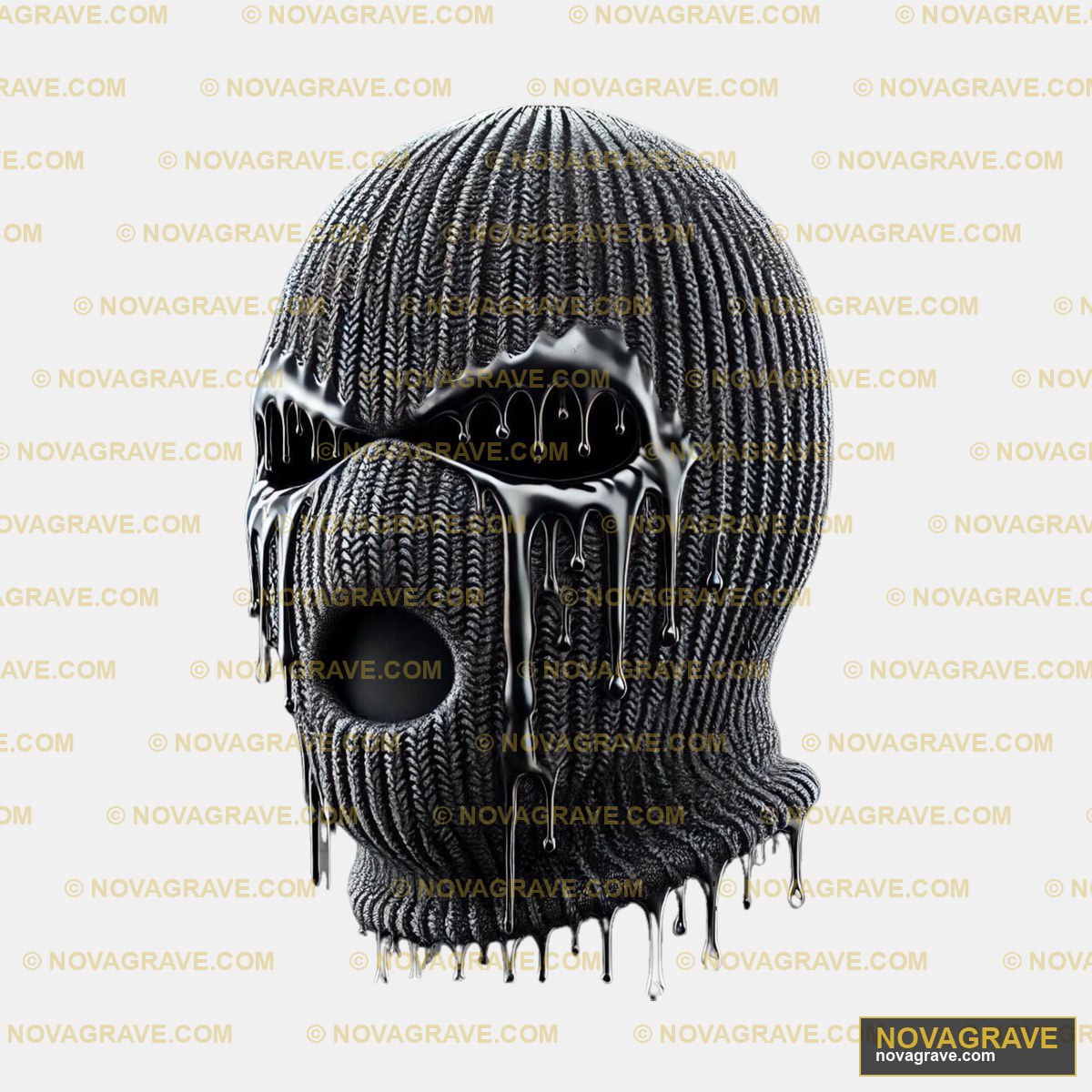 A Skull With Dread Streetwear Urban - DTF Transfer Design