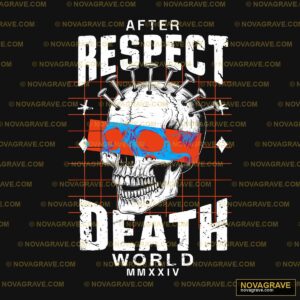 A Skull With Glasses And A Red And Blue Skull Streetwear Urban - DTF Transfer Design