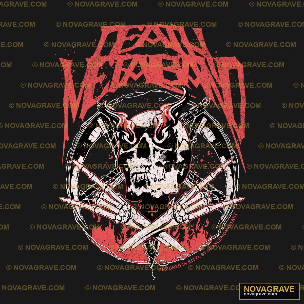 A Skull With Two Crossed Swords And A Skull W Streetwear Urban 3 - Design DTF