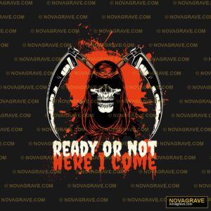 Grim Reaper Scythe DTF Design SVG PNG DXF - Urban Streetwear