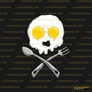 A Skull With Two Forks And A Fork Streetwear Urban - DTF Ontwerp