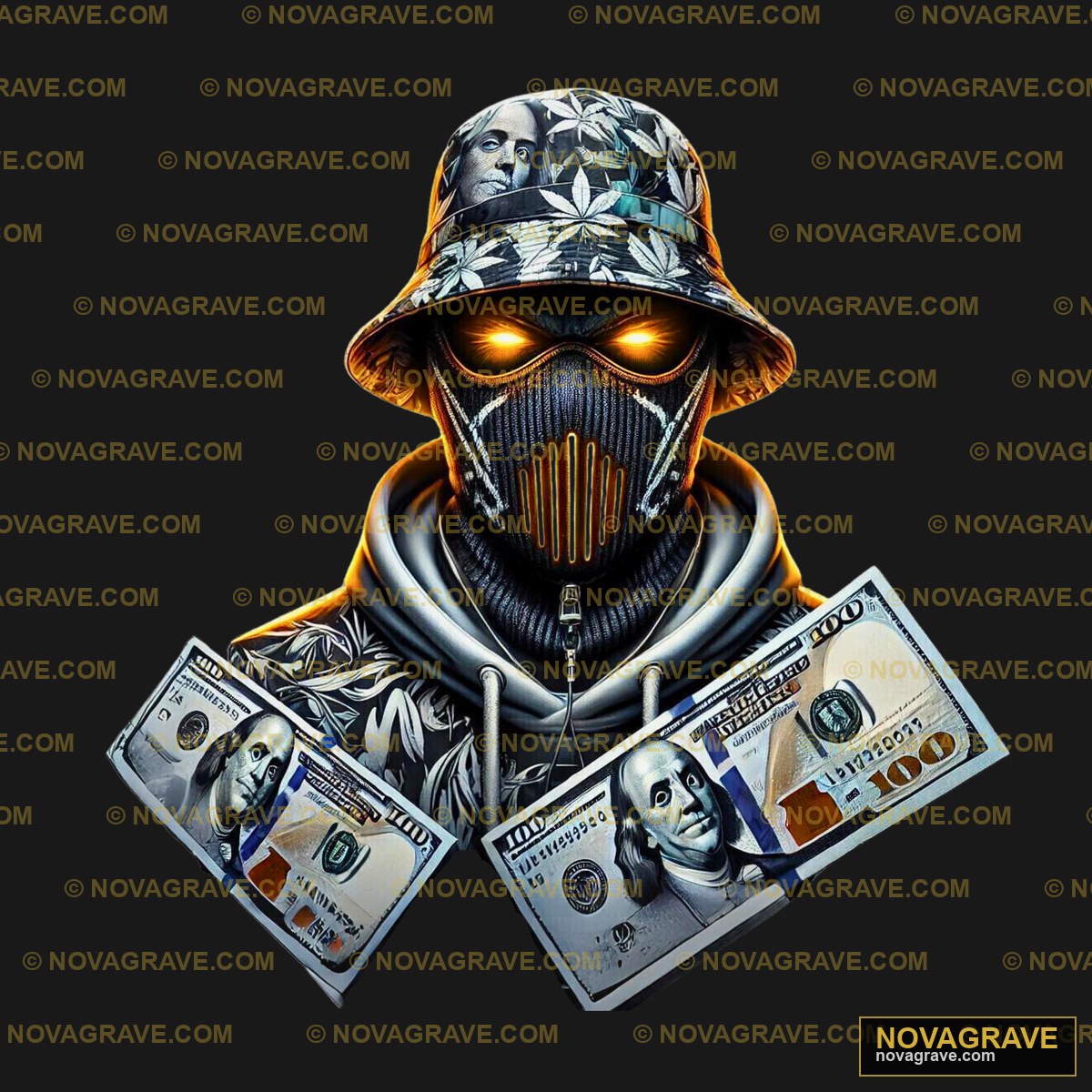 A Soldier With Money And A Helmet Patriotic Military - DTF Transfer Design