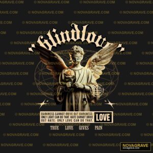 A Statue Of An Angel Holding A Flower Nature Botanical - DTF Transfer Design