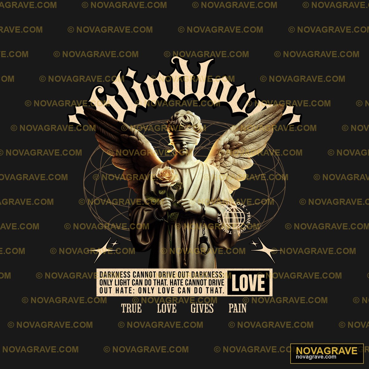 A Statue Of An Angel Holding A Flower Nature Botanical - Design DTF