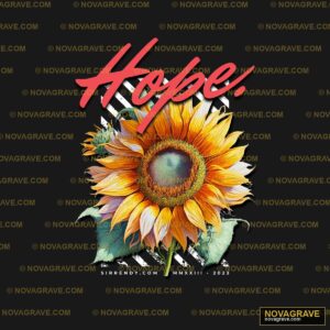 A Sunflower With The Word Klo On It Nature Botanical - Design DTF