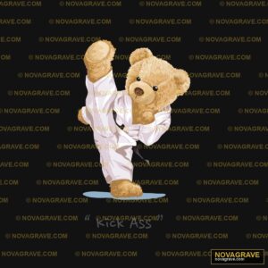 A Teddy Bear Dressed In A Lab Coat Animals Wildlife - DTF Transfer Design