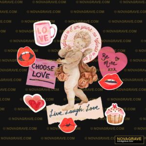 A Teddy Bear With A Cupcake And A Heart Animals Wildlife - Design DTF