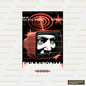A Television With A Face On It Typography Slogans - DTF Ontwerp
