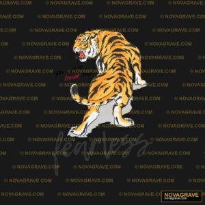 A Tiger With The Word Fearless On It Animals Wildlife - Design DTF