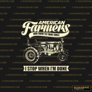 A Tractor With The Words Farm On It Typography Slogans - DTF Ontwerp