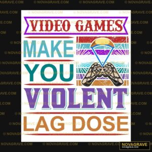 A Video Game Poster With The Words Make You V Typography Slogans - Design DTF
