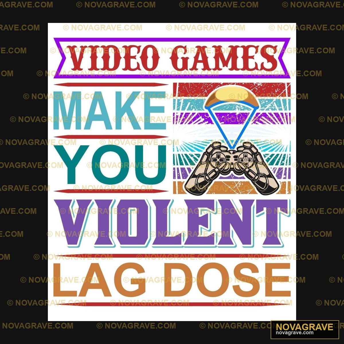 A Video Game Poster With The Words Make You V Typography Slogans DTF Design