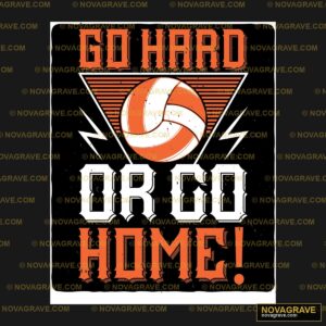 A Volleyball Ball With The Words Dad And Home Sports Fitness - Design DTF