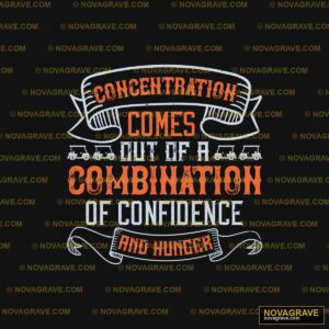A White And Orange Logo With The Words Genera Typography Slogans - DTF Transfer Design