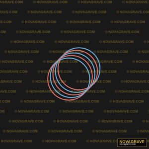 A White Background With A Blue And Red Circle Other Designs - Design DTF