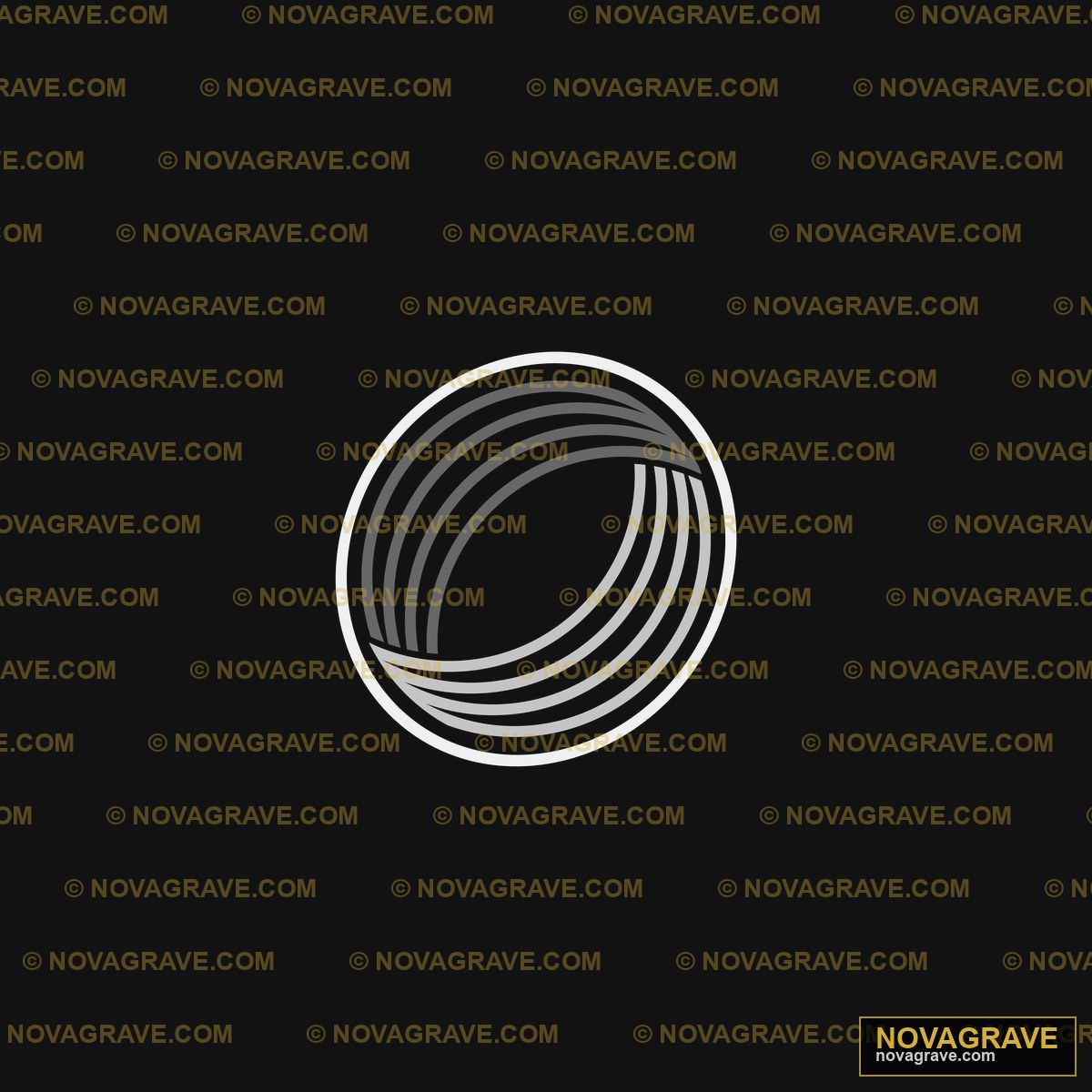 A White Circle With A Black And White Logo Other Designs - DTF Ontwerp