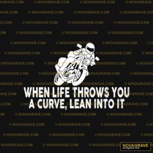 A White Motorcycle With The Words Were Typography Slogans - Design DTF