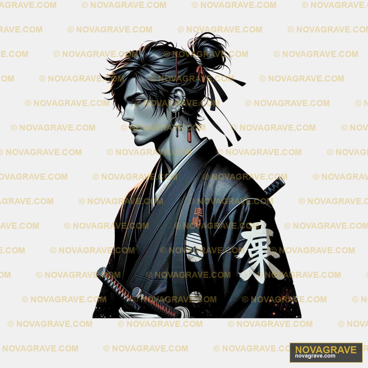 A Woman In A Kimono Other Designs - DTF Transfer Design