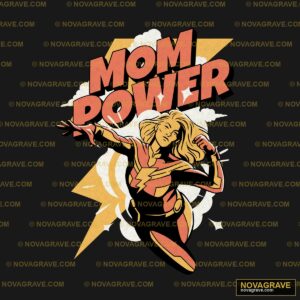 A Woman In A Superhero Costume With The Word Family Kids - Design DTF