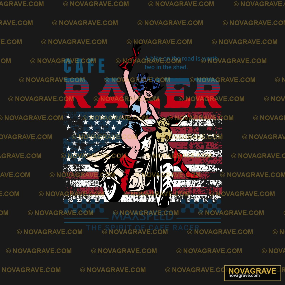 A Woman Riding A Horse With The American Flag Animals Wildlife - DTF Transfer Design