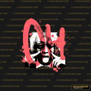 A Woman With A Red And White Face Other Designs - Design DTF