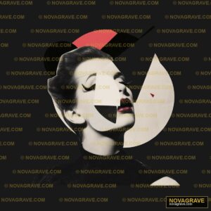 A Woman With A Red Heart On Her Face Seasonal Holiday - Design DTF