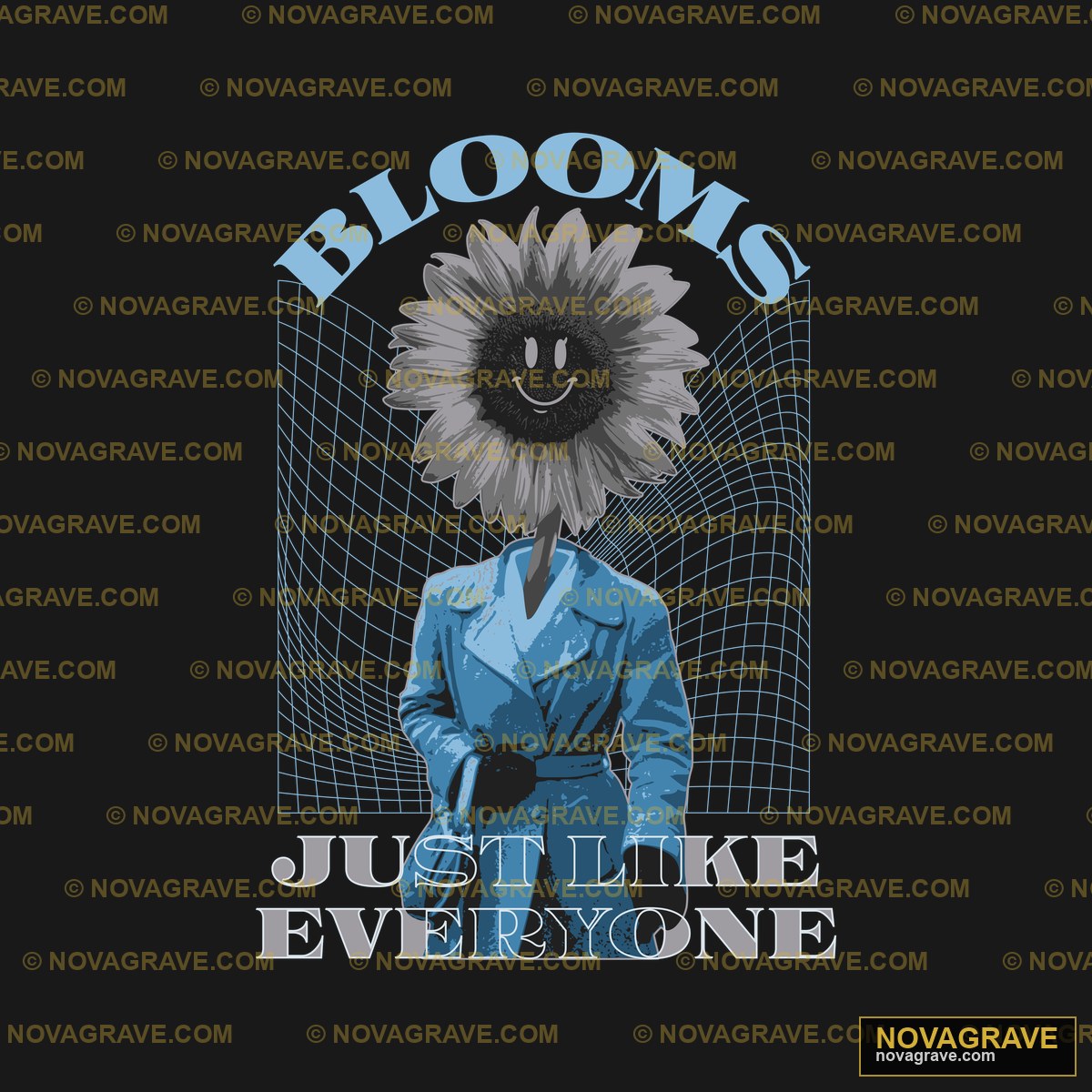 A Woman With A Sunflower In Her Hair Nature Botanical - Design DTF