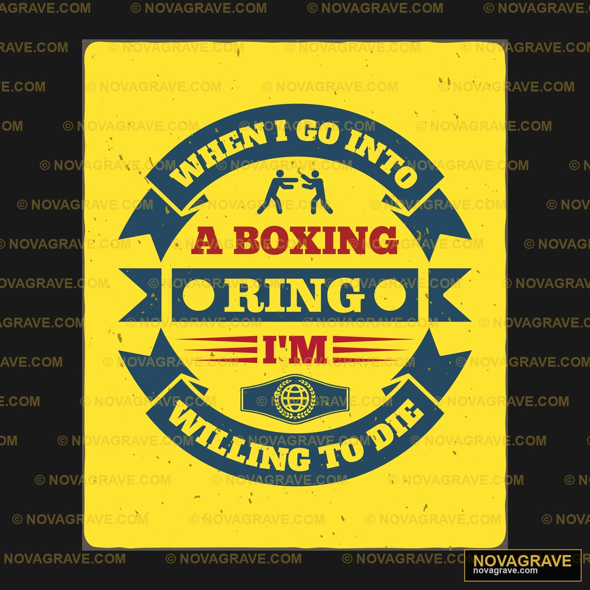 A Yellow And Blue Poster With The Words When Sports Fitness - DTF Transfer Design