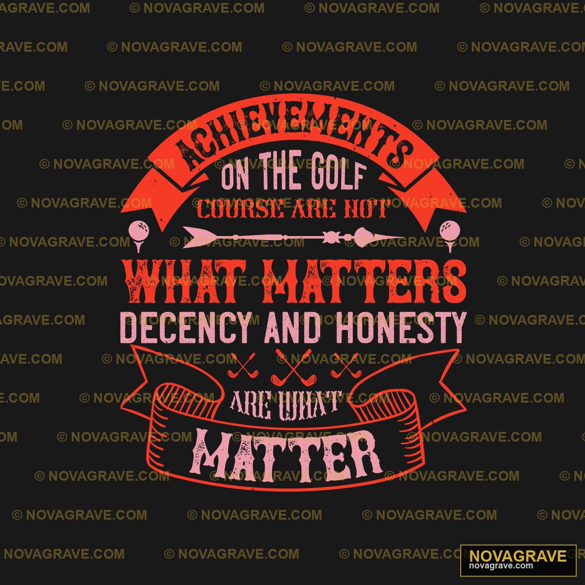 Achievement Is The Only Curse Of What Matters Other Designs - Design DTF