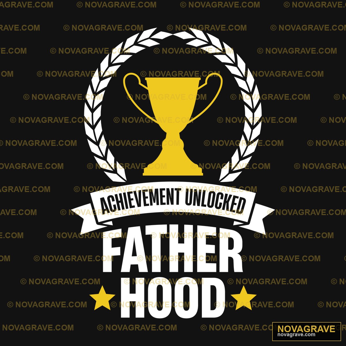 Achievementhood Fatherhood Logo Streetwear Urban - DTF Ontwerp