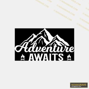 Adventure Await Logo Other Designs - DTF Ontwerp