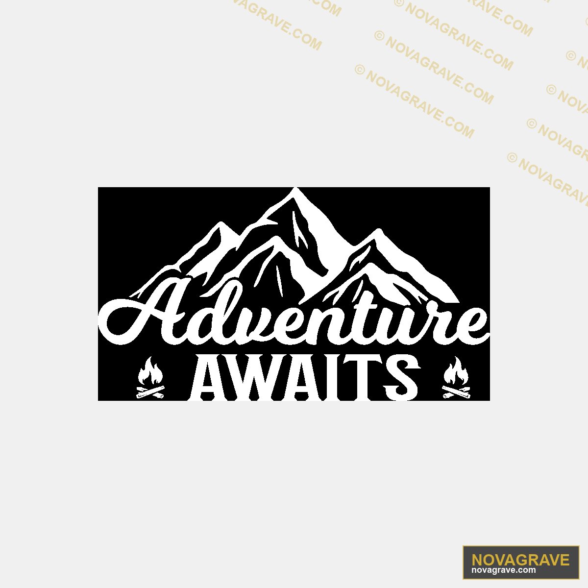 Adventure Await Logo Other Designs - DTF Ontwerp