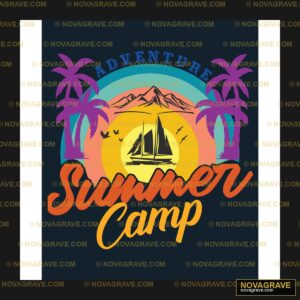 Adventure Summer Camp Vector Other Designs - Design DTF
