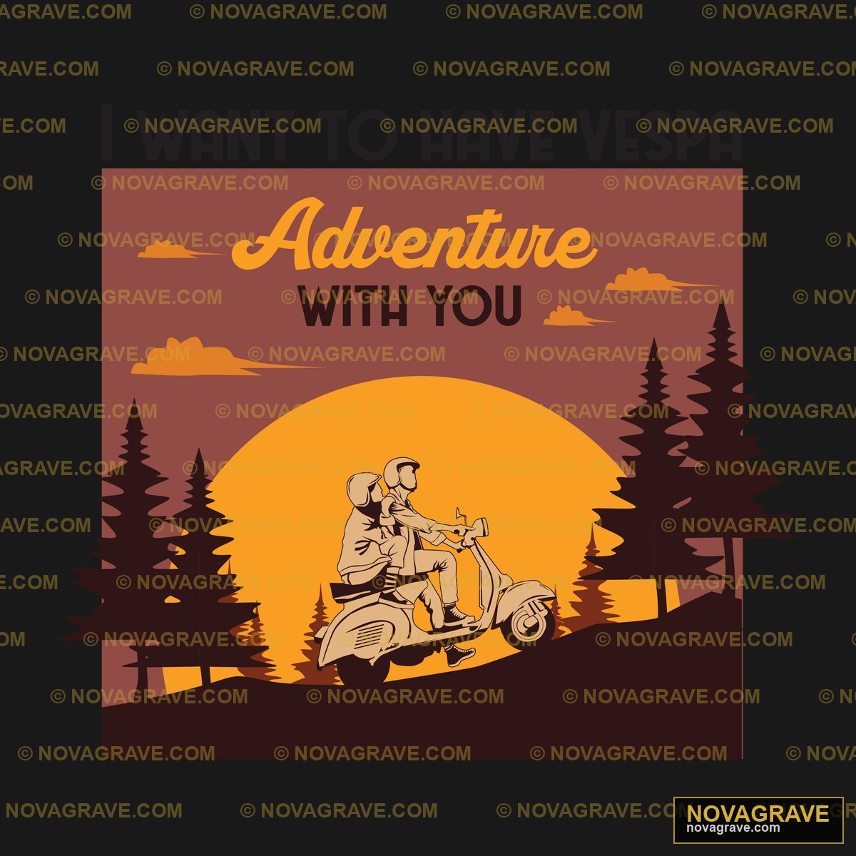 Adventure With You Travel Poster Other Designs - DTF Transfer Design