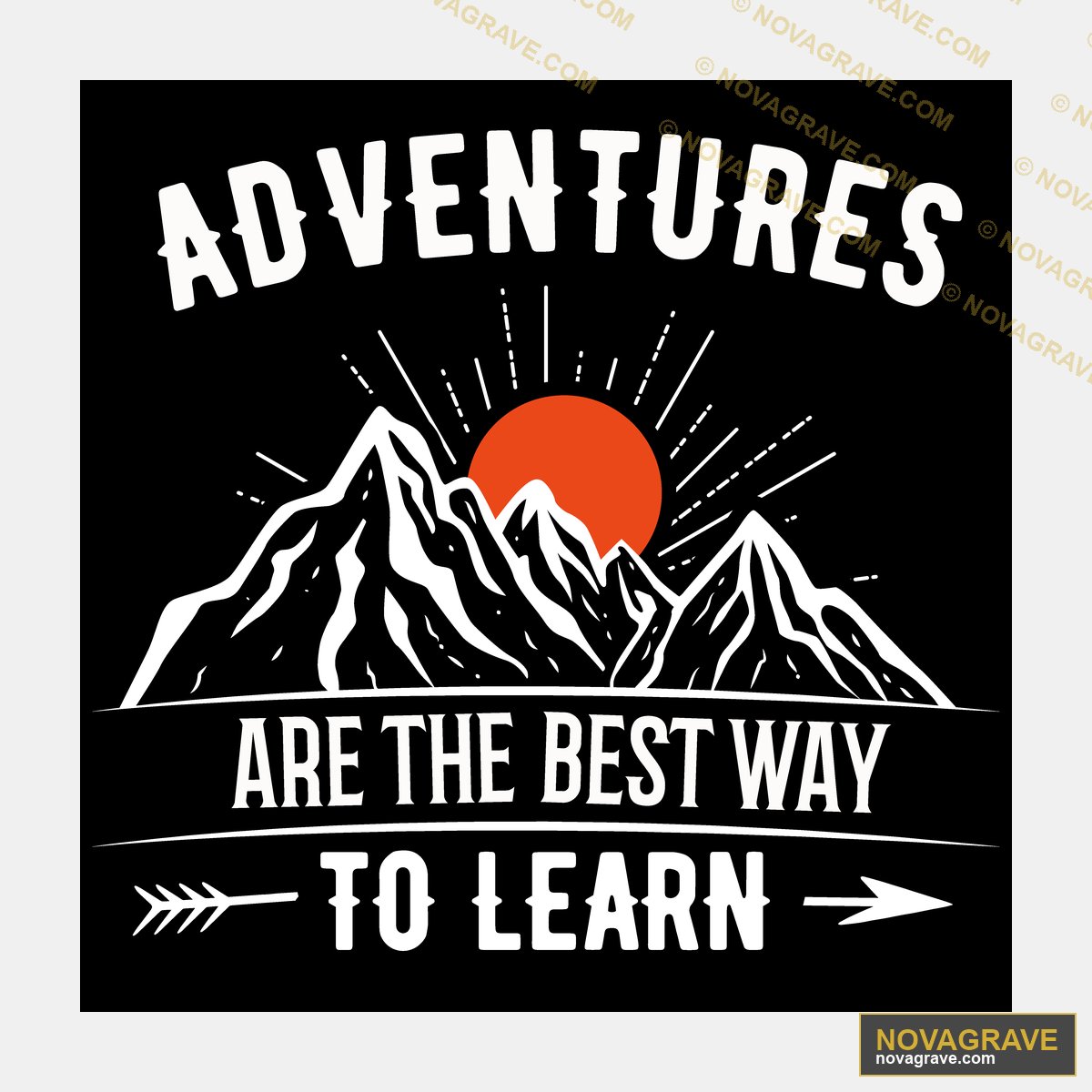 Adventures Are Always To Learn Other Designs DTF Design