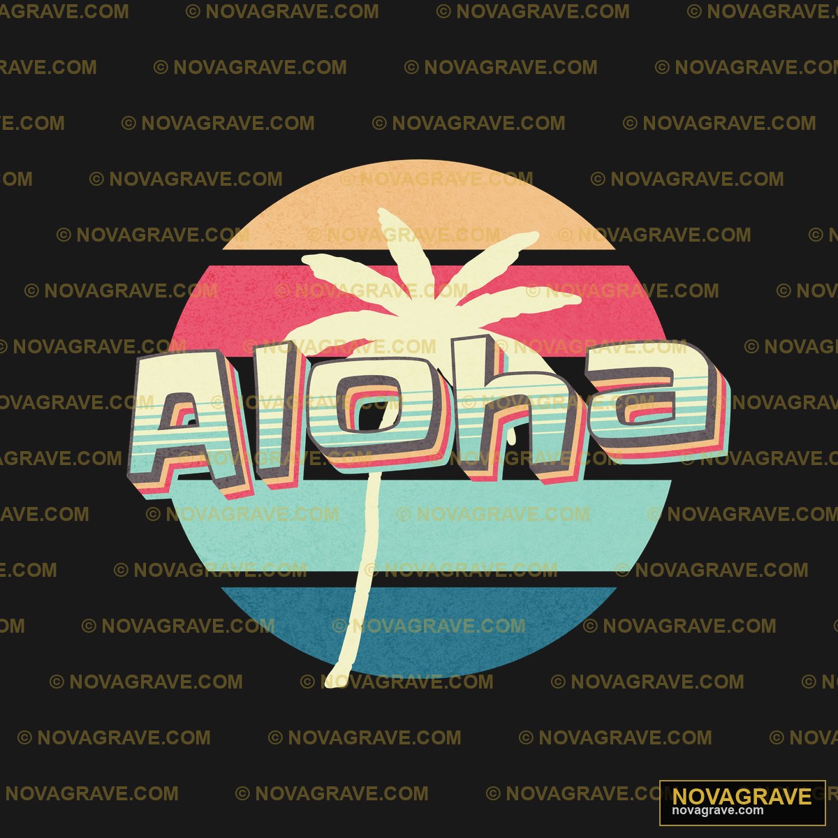 Alora Beach Logo Nature Botanical - DTF Ontwerp