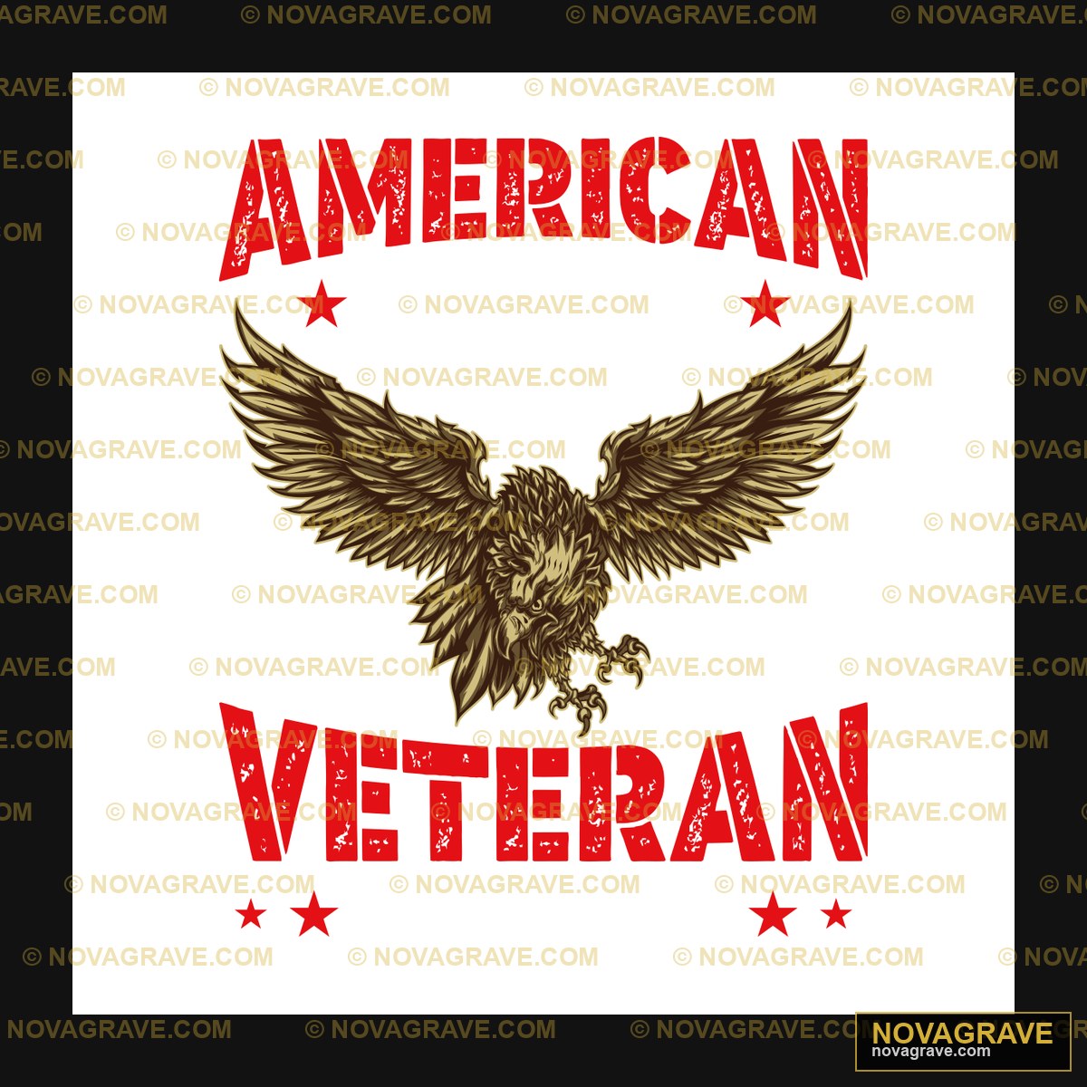American By Birth Veteran By The American By Patriotic Military - DTF Transfer Design