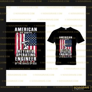 American By Birth Veteran By The Grace Of God Patriotic Military - DTF Transfer Design