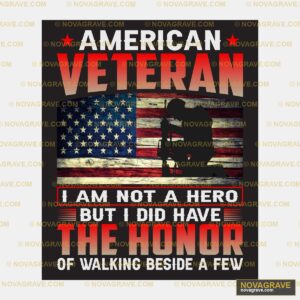 American Veteran T Shirt Patriotic Military - DTF Ontwerp