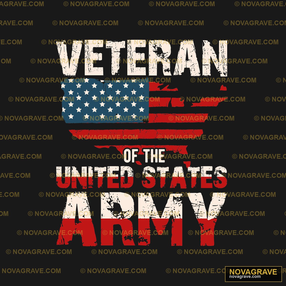 An American Flag On A White Patriotic Military - DTF Transfer Design
