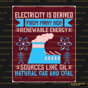 An Image Of A Poster With The Words Electrici Typography Slogans - DTF Transfer Design