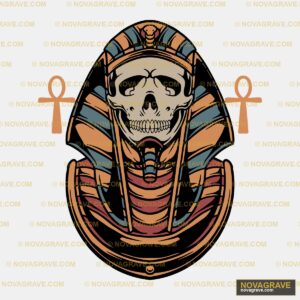 An Image Of A Skull In Streetwear Urban - DTF Ontwerp