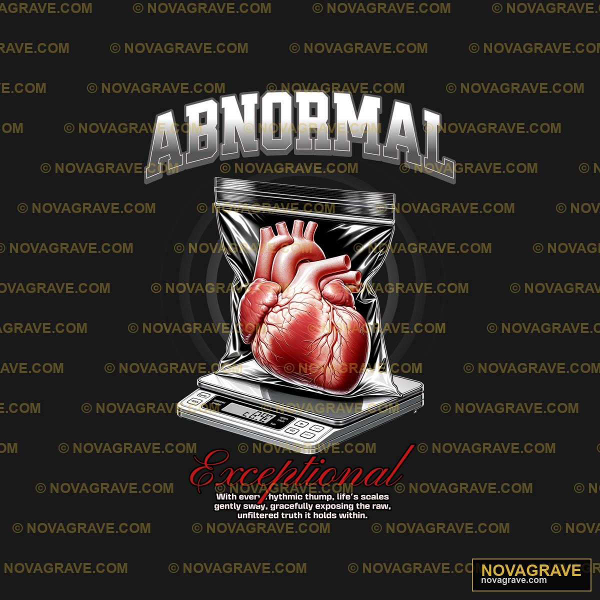 Anomal Emotional Heart Mens T Shirt By Anomal Seasonal Holiday - Design DTF